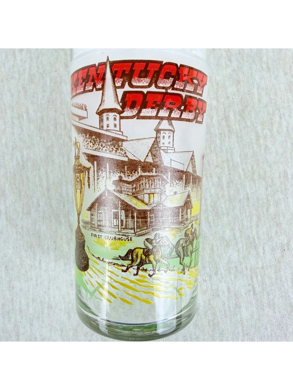 2 Vintage 1978 Kentucky Derby 104th Libbey Mint Julep Glasses Affirmed Year